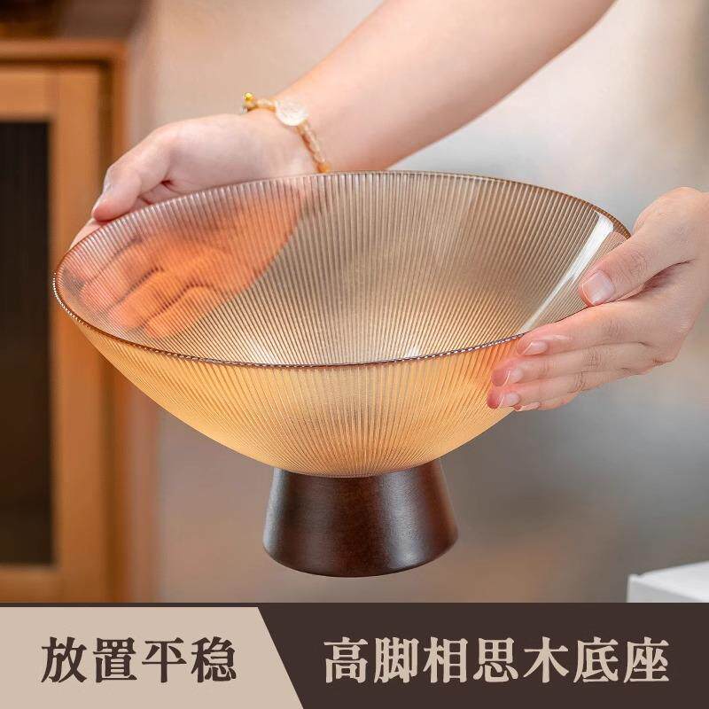 中式水果盘坚果干果客厅茶几家用轻奢高档高端精致高颜值摆放托盘