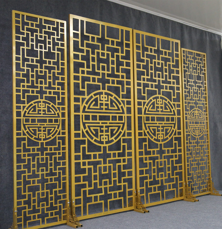 2018新款中式婚庆道具屏风婚庆铁艺屏风婚礼拱门婚礼装饰道具路引