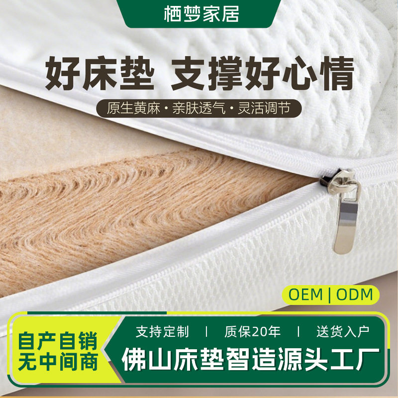 床垫家用卧室硬垫子棕榈床垫10厘米厚学生宿舍榻榻米面拆乳胶床垫
