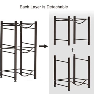新款架三水层桶架架HUOZHEN0、三桶装水支架陈列倒置、纯净水桶放