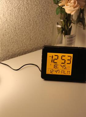 2022年舒新款间大时投钟影温湿度计WNM日期适度全功能