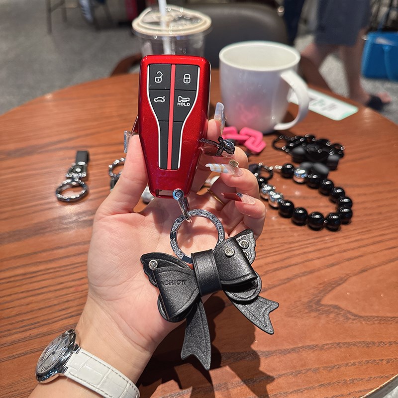 适用红旗钥匙新款HS5/E-HS7/H7///EHS9HS3车包扣壳高档男女