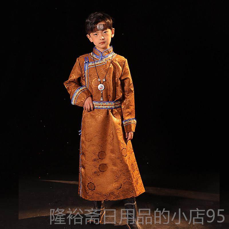 高档蒙童蒙古袍传统长袍生儿活装古族服装男童女六一元旦童舞蹈演,童装/婴儿装/亲子装,儿童演出服,淘宝优惠券,粉丝福利购,淘宝优惠卷