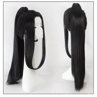 高档古风道晓星尘os发假带头冠c长os假发美c人尖古装