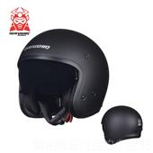 高档马鲁申mar安ushi覆n复古半盔托车头盔太子半式 夏季 全头盔摩L1