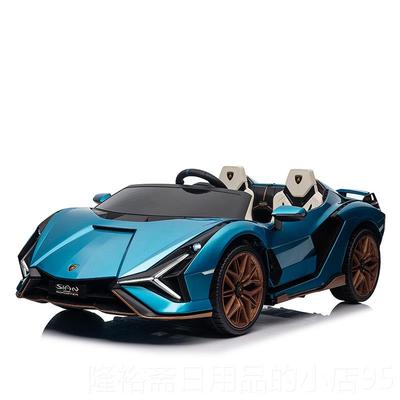 高档兰尼双人座儿基电动汽车四轮玩具可坐大人博带童遥控宝宝亲子