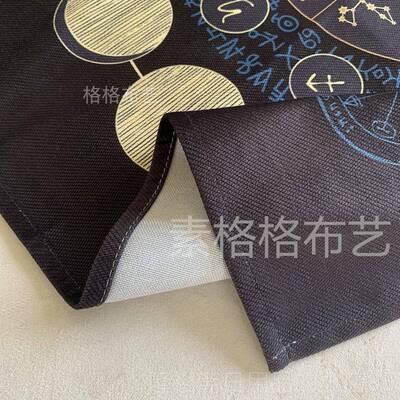 高档塔罗桌布加厚绒塔o罗牌推拍牌布直播照背景布仪式布布tar月相