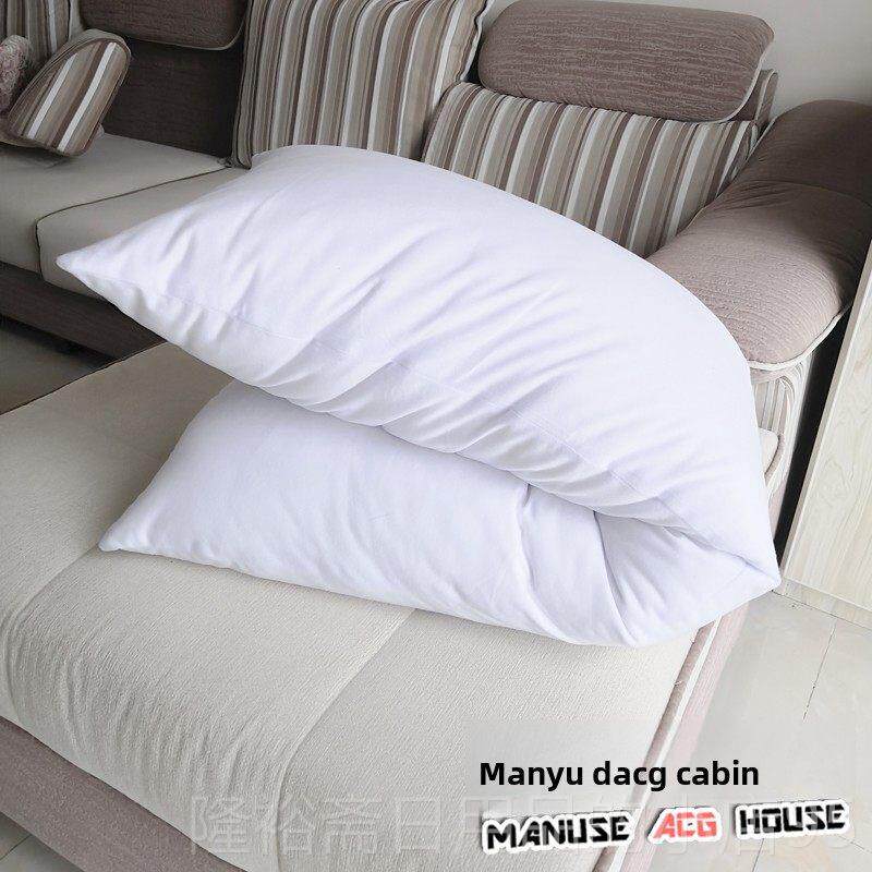 高档人大小枕头芯50X150X60羽绒p棉60X真180动画长枕头，高1弹性