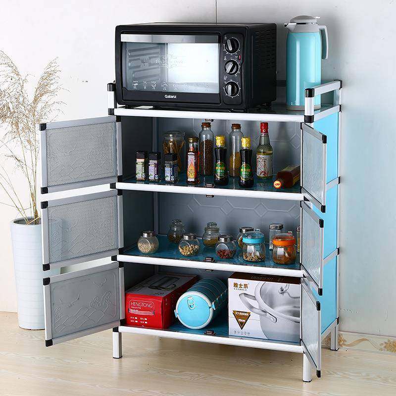 不锈钢碗家用橱柜简易129农村多能功茶水餐柜厨房柜柜子边收纳储