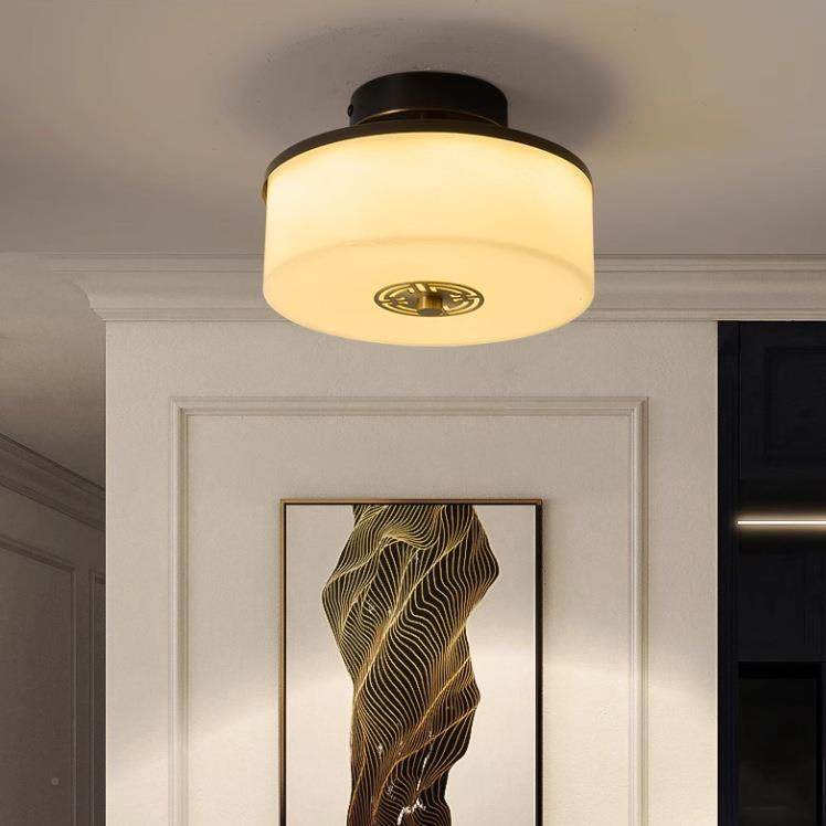 新中玄关全道铜26814吸顶灯过灯具中国风厅走廊灯创意门阳式台吸