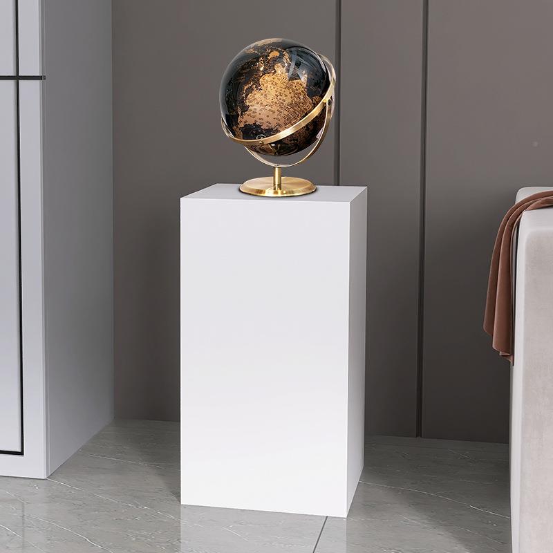 色形BJ1790方形展厅工艺品摆放服装店落地圆白色简约橱窗陈列商品