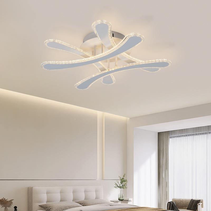 爆款现代简约27889LED三意吸顶变灯房间创餐厅色光节能