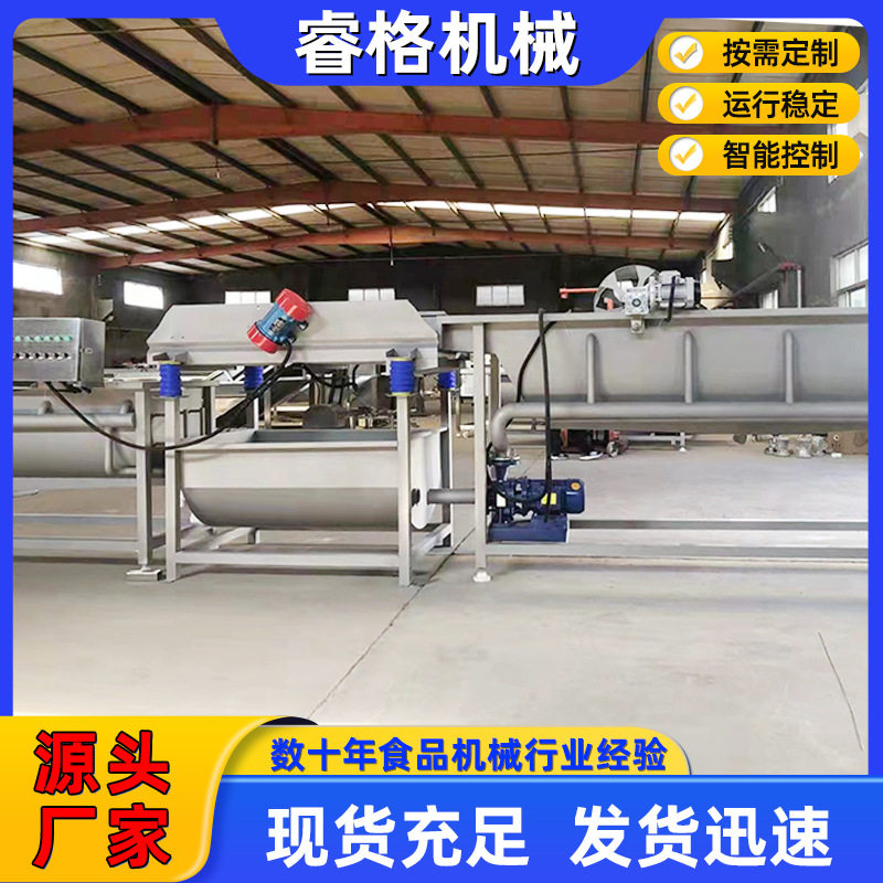 商用全自动果蔬涡流清洗流水线
