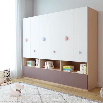 9U实SKP木简易儿宝童衣柜儿童卧室家用女宝衣孩橱物收纳柜储简