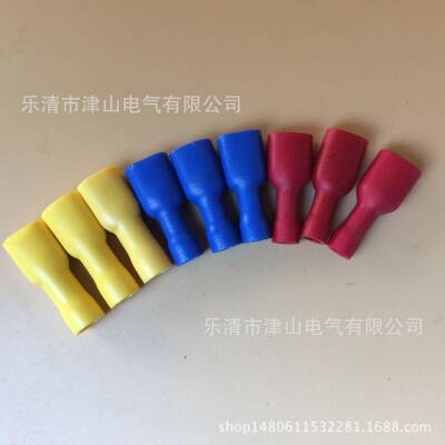 FDFD1.25-256.3鼻插簧母全绝缘头冷压接线接端SBU子预0绝缘铜线子