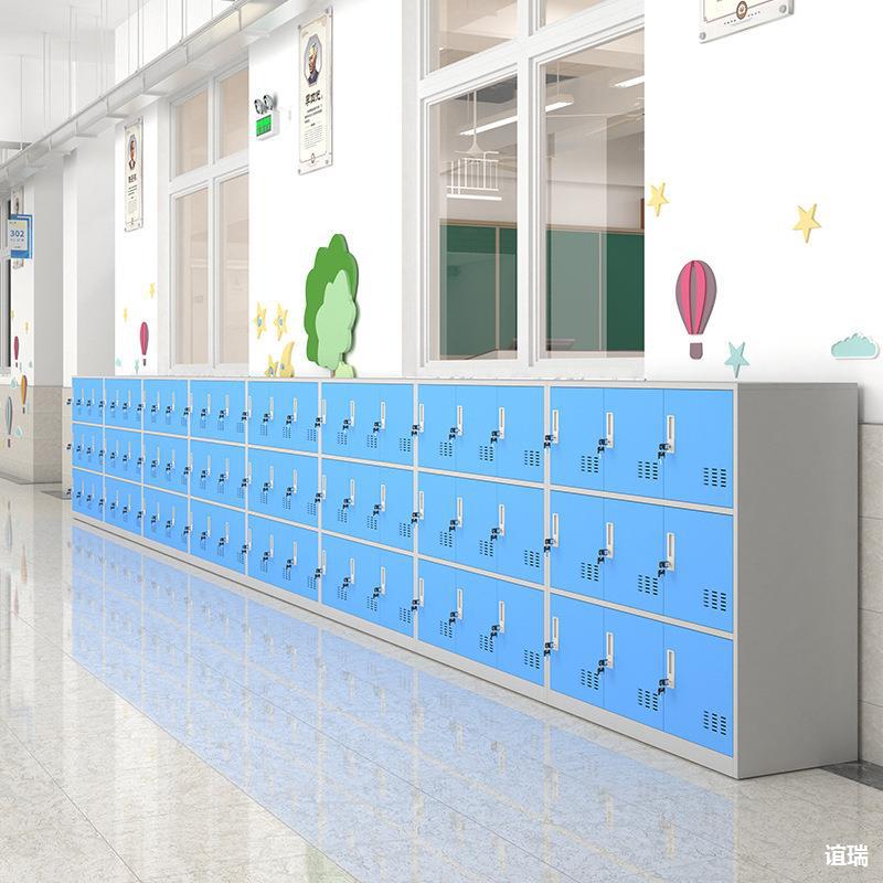 学生书包柜员工更衣室铁皮柜幼儿园收纳柜密码锁学校教室储物柜