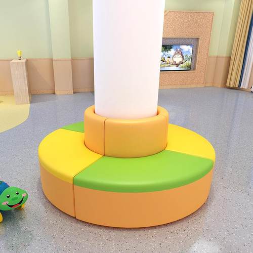 弧创意商场中游大厅活动室阅览室儿童乐场个YE017性圆异形沙心发