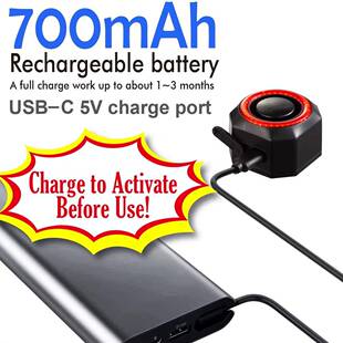 防SF33R盗报尾刹车灯自行车智能尾山灯地警车尾灯两套装09C