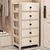 抽屉收纳五斗柜塑料柜RF3505子加厚物柜置物储客式 厅家用多柜层床