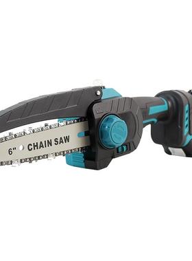 充电式锂电锯户外手持便携无线园枝林木木VSW工伐链修牧田插脚