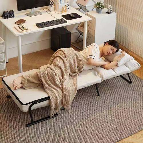 折叠睡躺椅办公室午休午床两用椅家用可宿舍可躺坐椅背沙发ali107