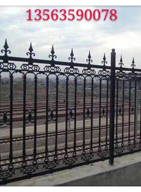 徽合肥铁艺栅栏铁艺栏厂学NVV校护铸铁护房栏安铸铁围墙