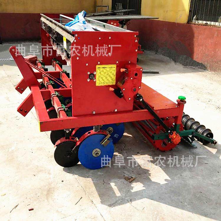 多功能小麦种苜播种机机牵蓿引式施肥播FNxm-6播种机株行距可调