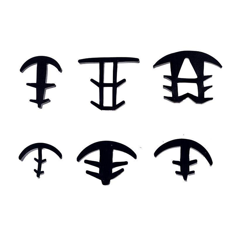 铝金门窗密胶封胶条老塔式90型固定玻璃缝隙压条推拉窗型无品牌/