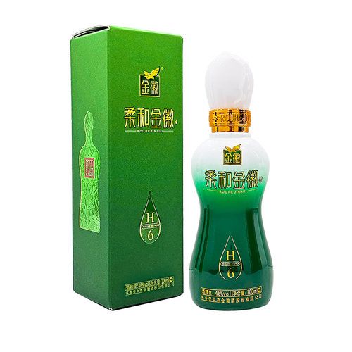 【U先试用 新客专享】金徽酒46度柔和金徽H6小酒100ml*1单瓶