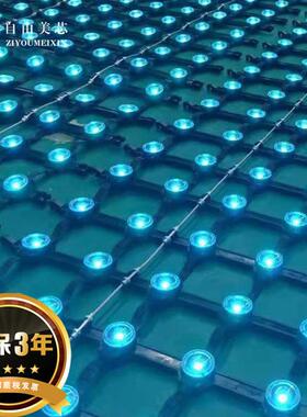 网格屏ld头楼天幕屏显P50led屏门P50幕柔性屏eled广告屏全彩示户