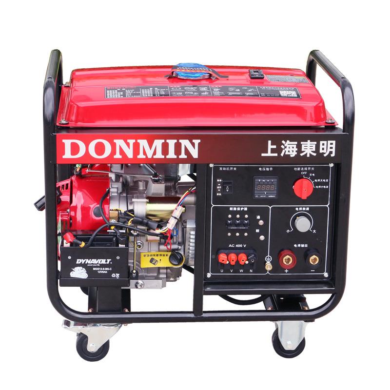 东明汽发电电焊两用一体机三相发电油5kw焊2.-3.52焊条启SHS190D
