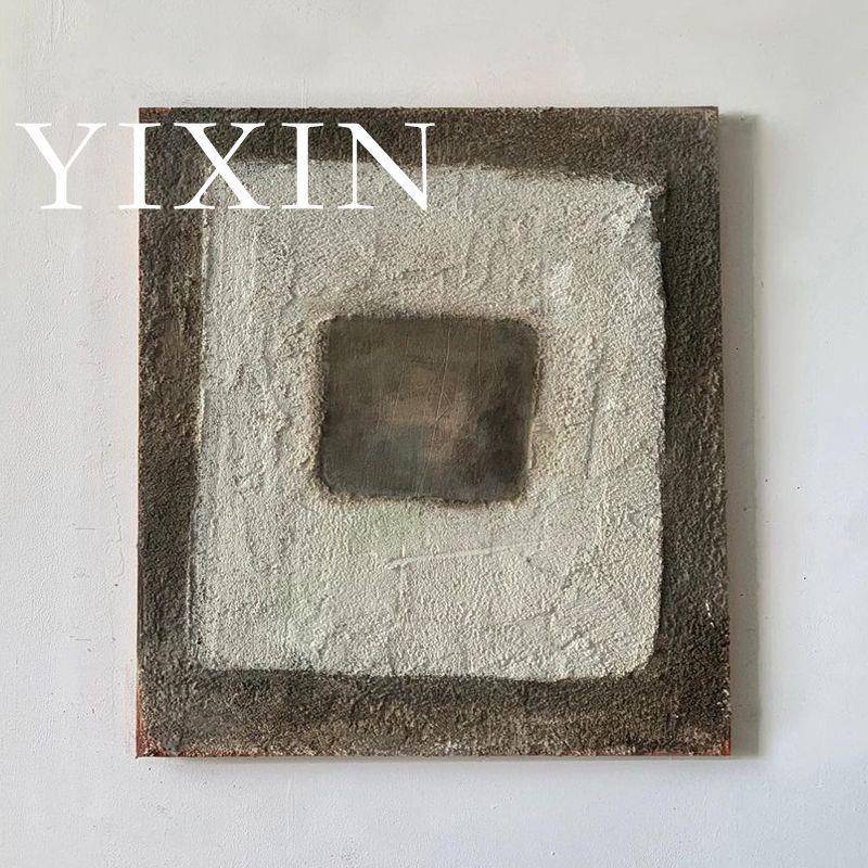 162顺玄丰装关油画黑白肌理画客厅饰画现代约赤贫风抽象手绘挂简