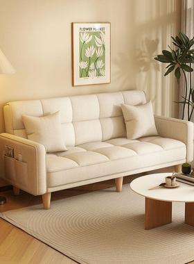 户小型客厅实木沙发床沙发折叠两用可叠一体TCO两折用直工厂销新