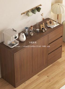 飞铭茶柜办茶公室水柜木厅柜子储物备柜餐柜家用UVH置物架置物柜