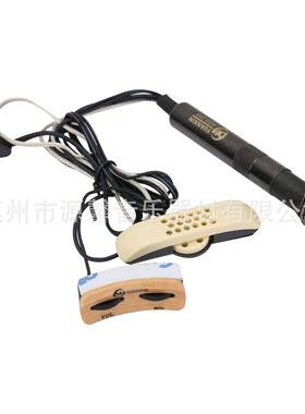 馨GX源-203木吉他尾钉式拾HJF音器木吉拾他音孔带麦克风音A器