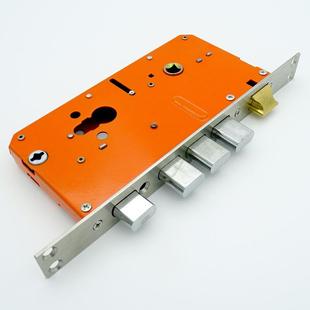 5铜柄锁芯套锁 240铜舌.无JEE钩锁体 花瓶10厚不分左右整拉手 274