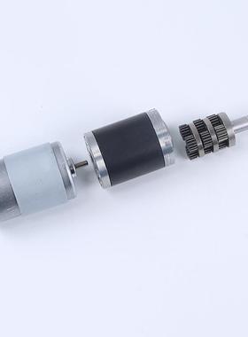 行星齿轮直流减速电4机12v2v微型42G马NFTP-775可调慢低速大扭矩