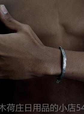 正品VIXTORM Haemmr 925 纯银手镯原创设计性款个 机械暗黑系列半