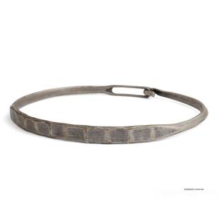 复古原创 925纯银镯子情侣饰品 高档潮牌VXMTOR银I手镯HOK BA约N