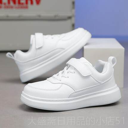 高档特莱奥斯折扣男童鞋女童黑色鞋子学生园表演全黑皮鞋中大童校