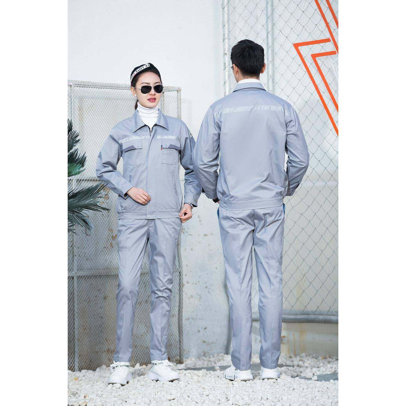 正品防安静秋电工工作服套装男女春加油站液化站全车间厂电工工装