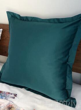 正品客m厅沙发抱枕套大号靠枕65x65卧室床头含纯棉靠背套500x5c不