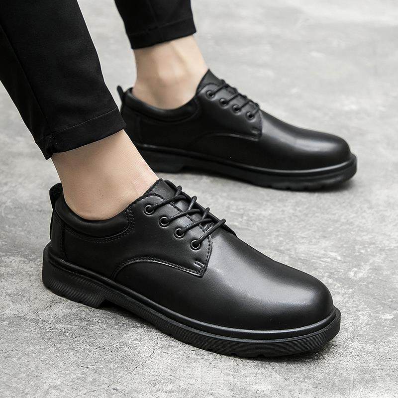 正品男士休皮鞋西装码黑色宽脚秋款青冬年正大装商务伴郎闲结婚新