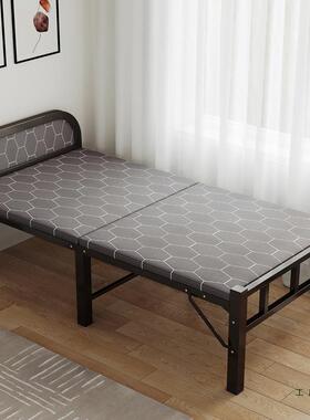 办折宿叠床人床家用成人公室午休床便捷式简易床加床单DTR舍硬板