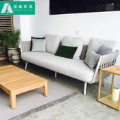 外沙发藤户椅庭院室外藤发客厅休TPN闲茶几阳台防沙晒防水露天家
