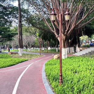 3米头庭院灯复SGH古式压铸铝路灯学美校园社区小区园林照双明行公