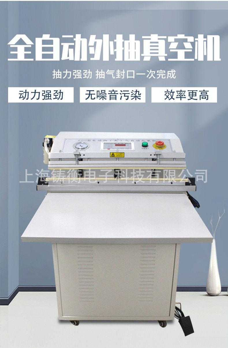 服装厂电动外抽真空充气封口机