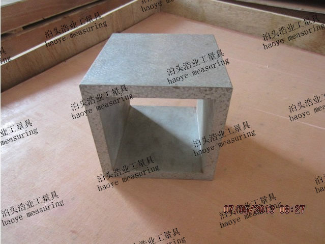 厂家1级镁铝合金轻型划线方箱250mm 铸铝方箱