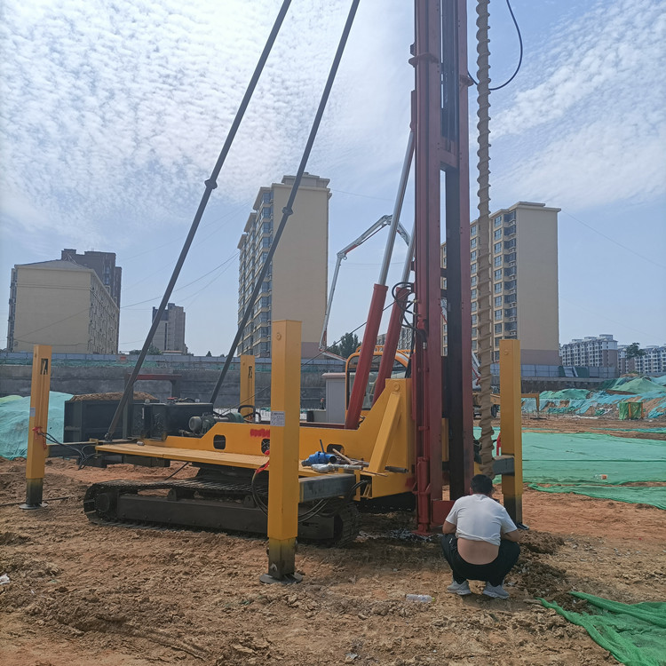 cfg15型长螺旋打桩机 厂家销售履带长螺旋打桩机 建筑工地钻孔机