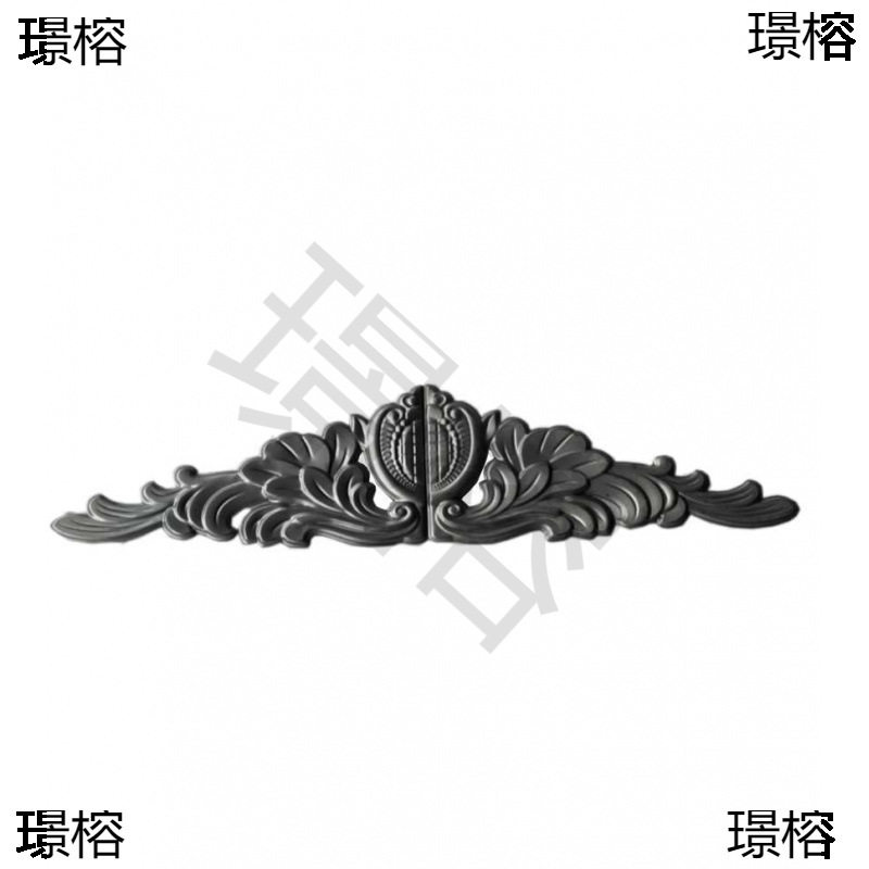 仿铝铁艺大门门头花配件
